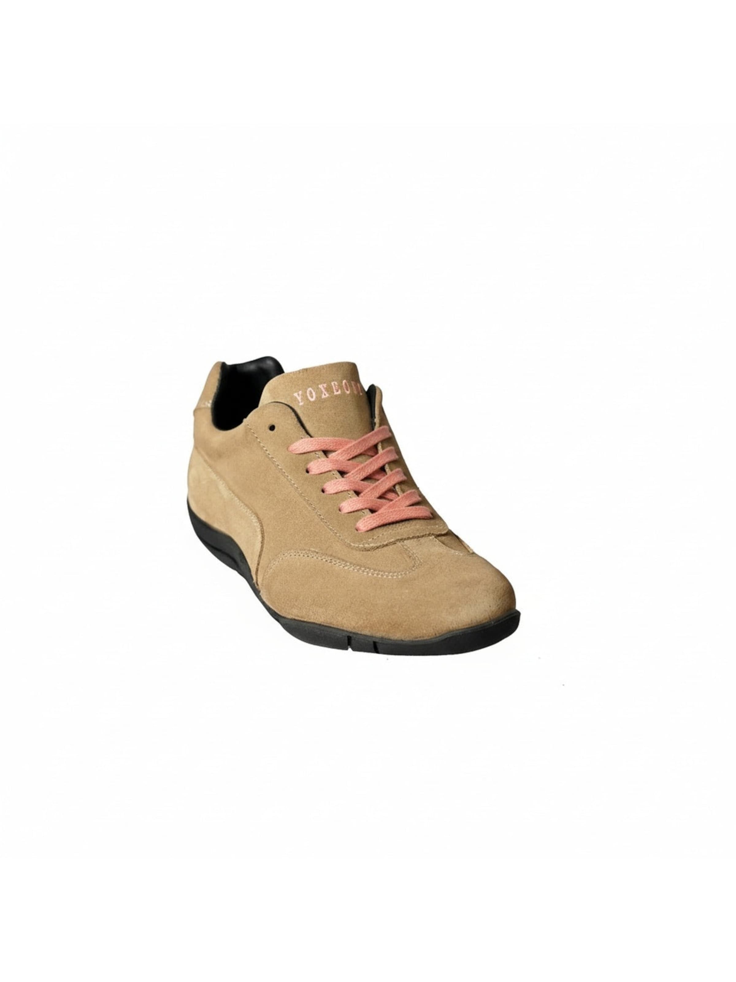 Yoxeone Athletic Lace-Up Shoes 'Helle Nice' in Beige: front