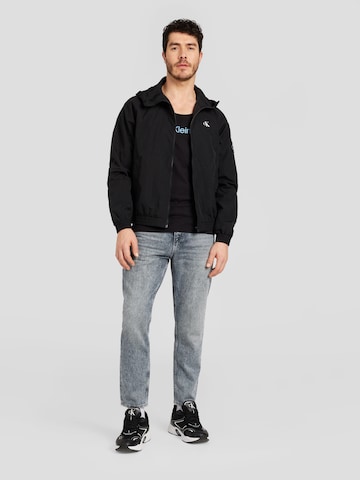 Calvin Klein Jeans Přechodná bunda – černá
