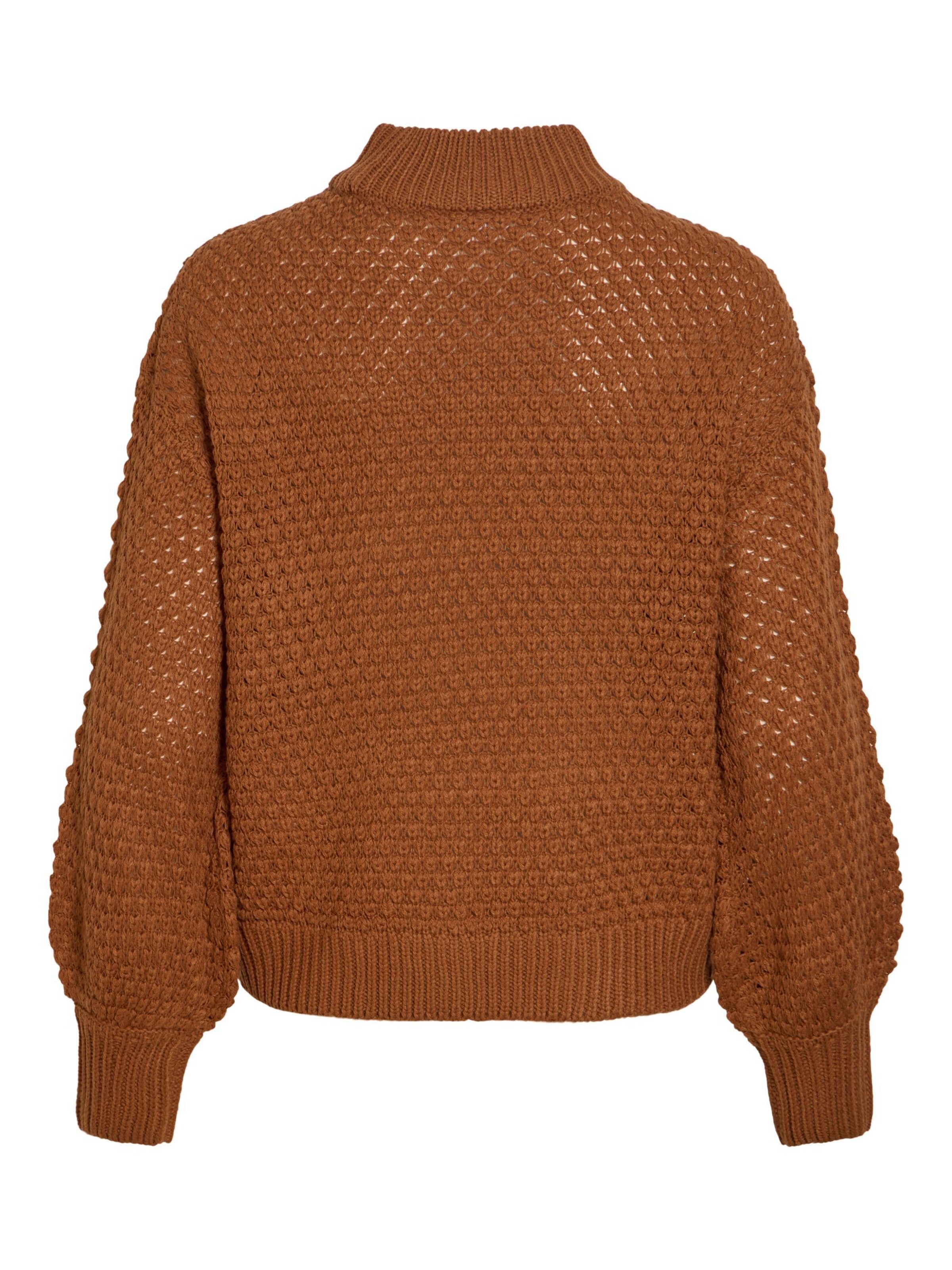 VILA Sweater in Brown