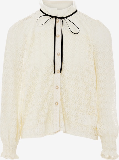 nascita Bluse in schwarz / wollweiß, Produktansicht