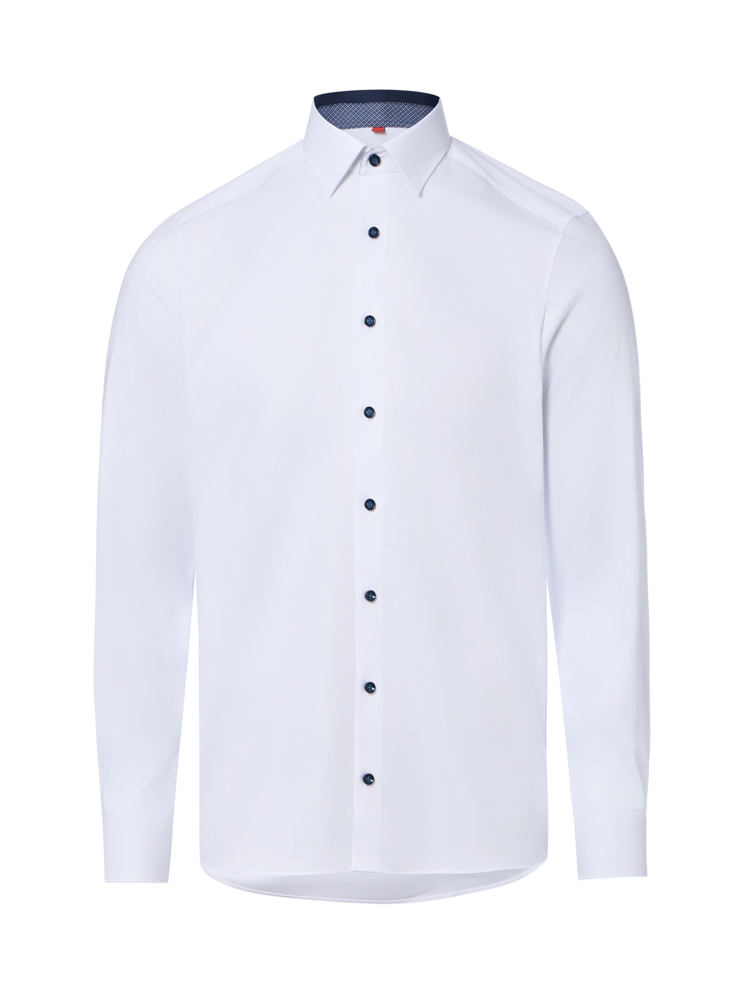 Finshley & Harding Button Up Shirt in White: front