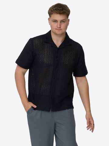 Dxnmxrk Shirt 'DXGalal' in Black: front