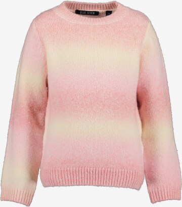 Pull-over BLUE SEVEN en rose : devant