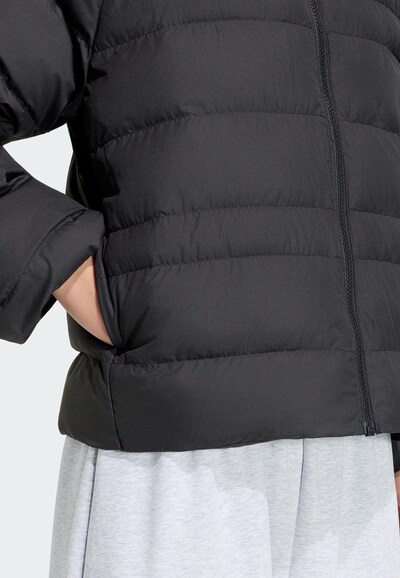 ADIDAS SPORTSWEAR Αθλητικό μπουφάν 'Essentials' σε XXS σε μαύρο, Άποψη προϊόντος