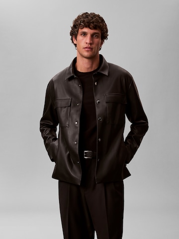 Giacca di mezza stagione di Calvin Klein Jeans in nero: frontale