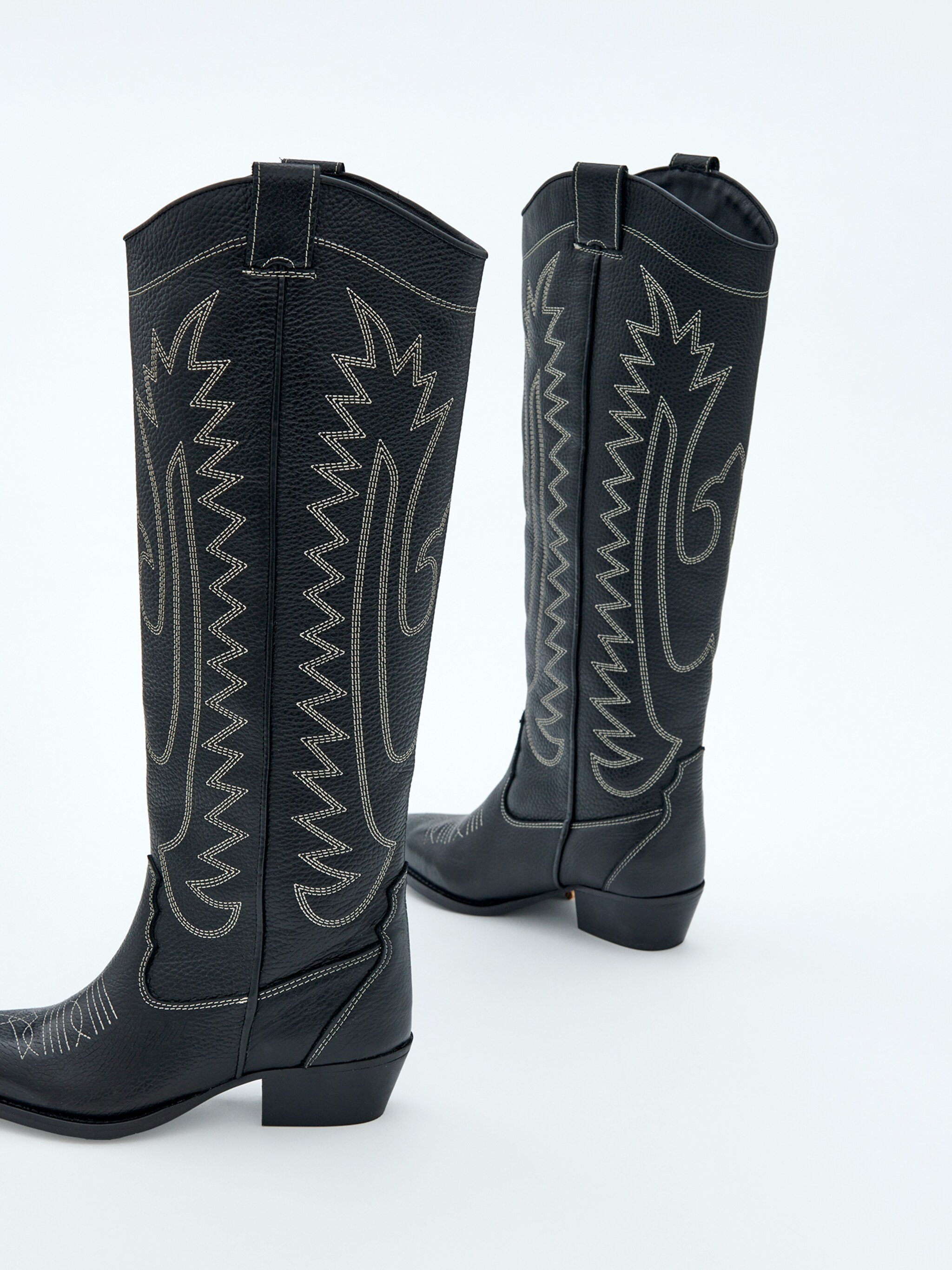EDITED Producten Cowboylaarzen 'Tugce' Zwart