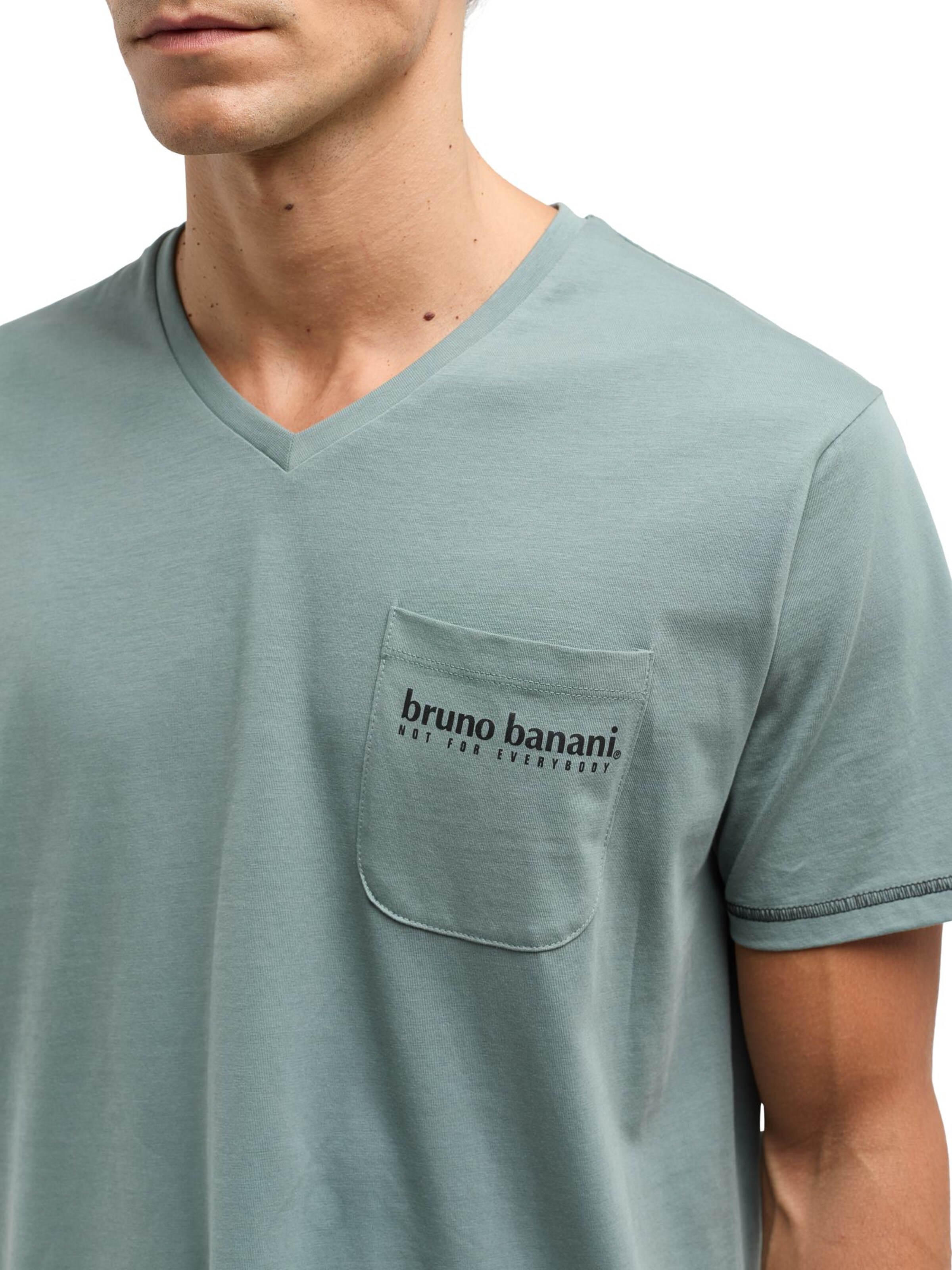 Bruno Banani Pyjama kort 'BURKE' in Grijs