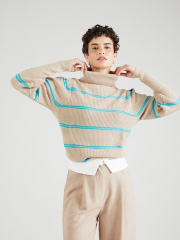 Pull-over 'LOU' VILA en beige : devant