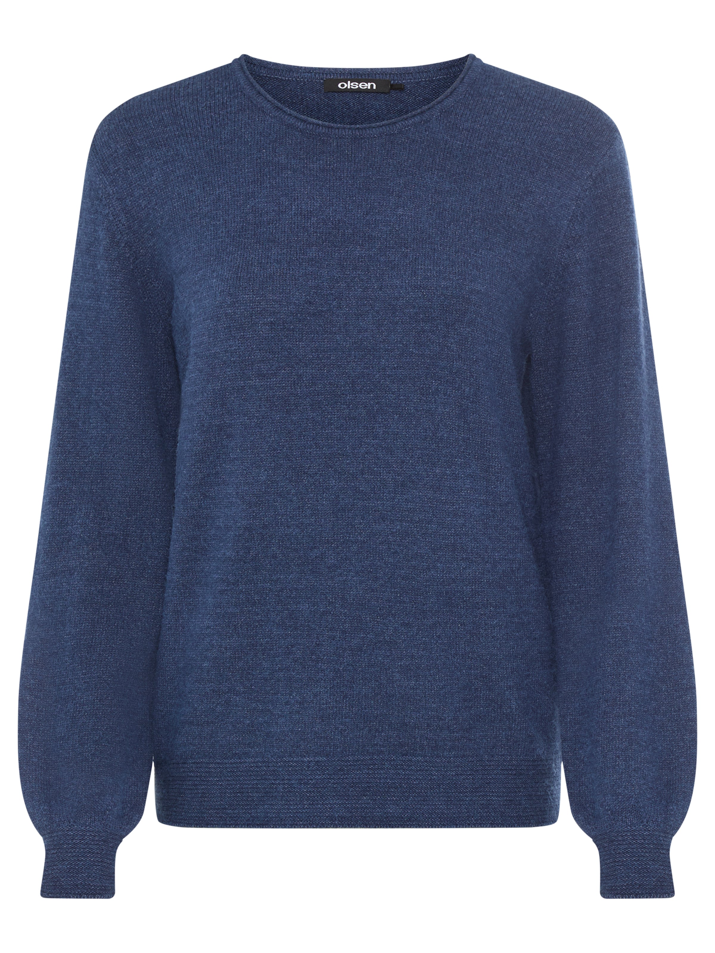 Olsen Strickpullover ' Henny ' in Blau: Vorderseite
