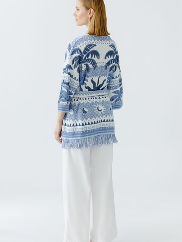 OUI Strickjacke in Blau