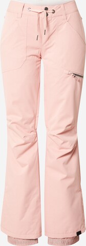 Pantaloni per outdoor 'NADIA' di ROXY in rosa: frontale