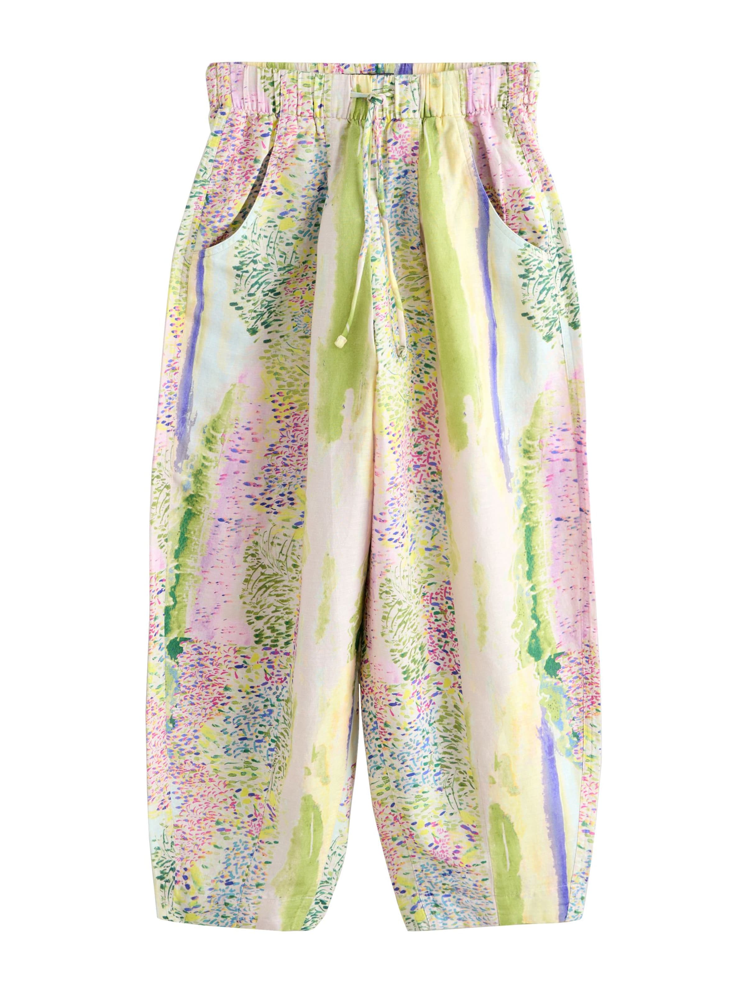 Next Barrel Pants 'National Trust' in Beige: front