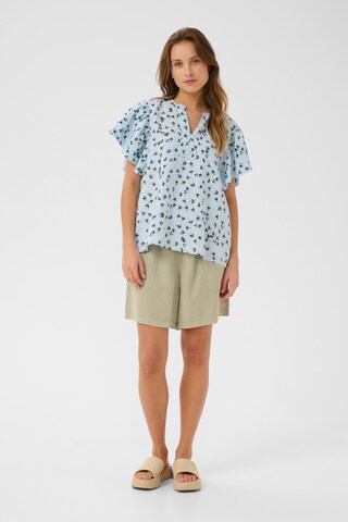 CULTURE Bluse 'Puglia' in Blau