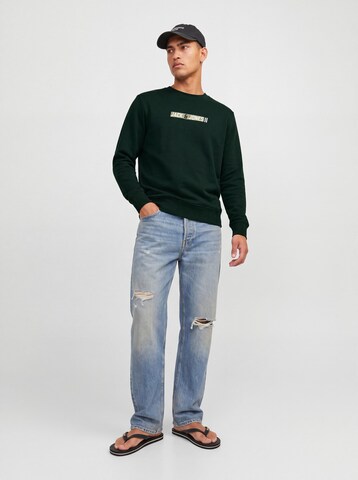 JACK & JONES Sweatshirt in Green