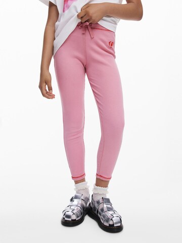 Desigual Skinny Fit Клин 'Seam' в червено: отпред