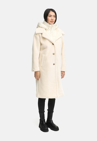 NAVAHOO Wintermantel in Wit: voorkant