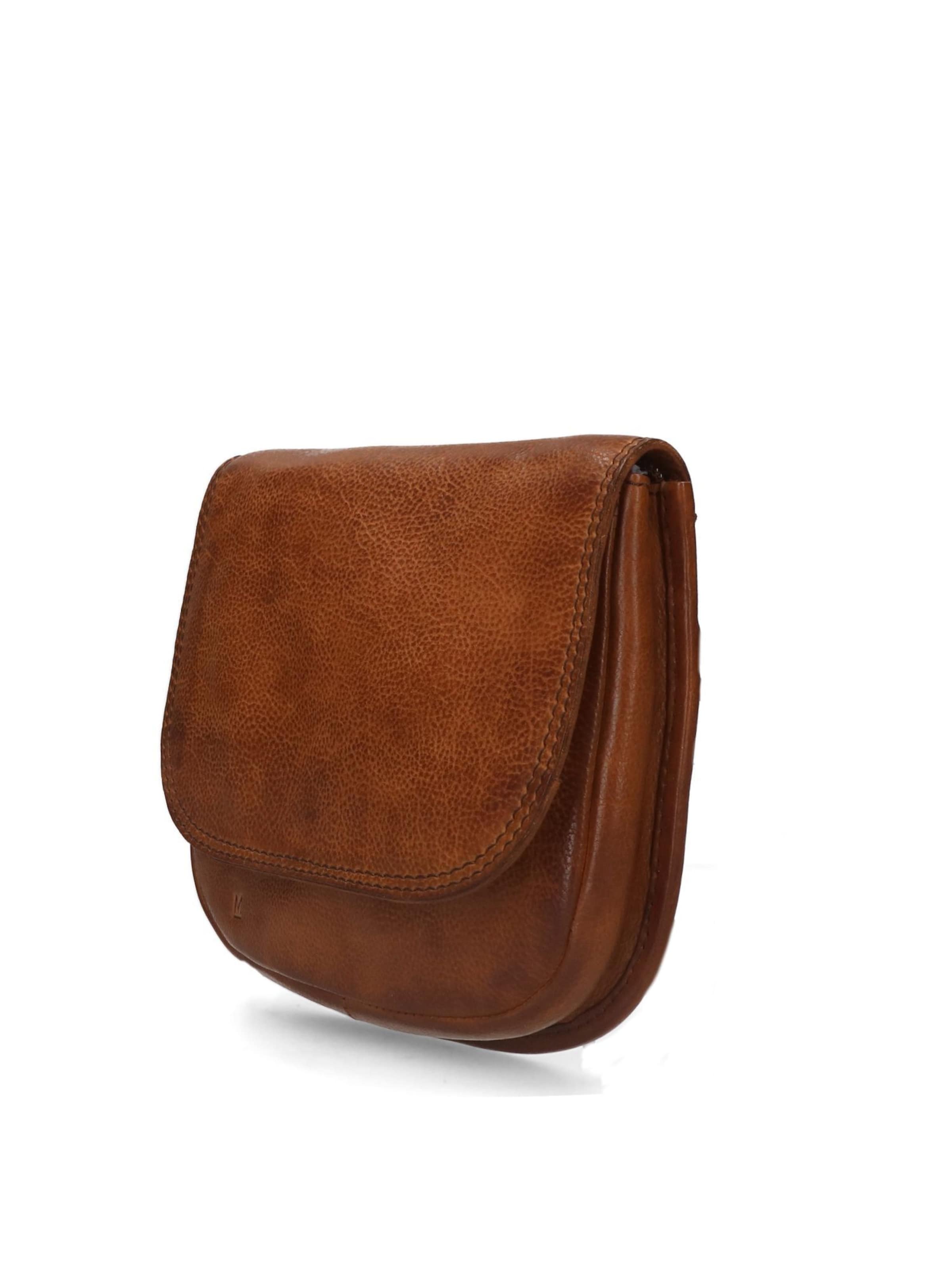 MANFIELD Umhängetasche in Braun