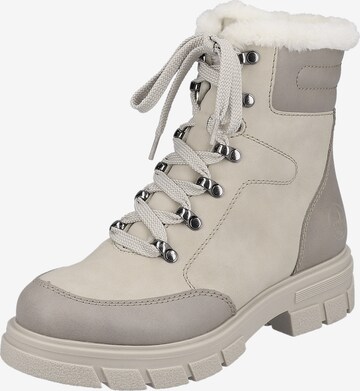 Rieker Schnürstiefel 'Z9109' in Beige: predná strana