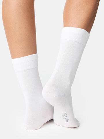 Nur Die Socks in White