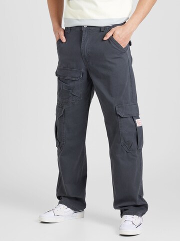 LEVI'S ® Loosefit Cargobroek in Zwart: voorkant