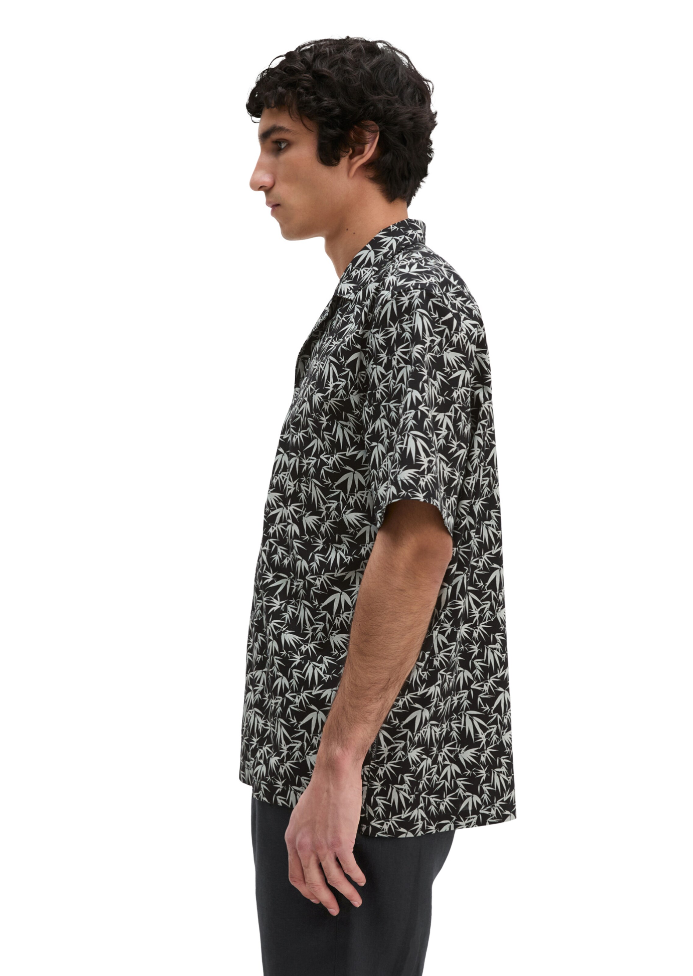 Marc O'Polo Regular Fit Hemd in Schwarz