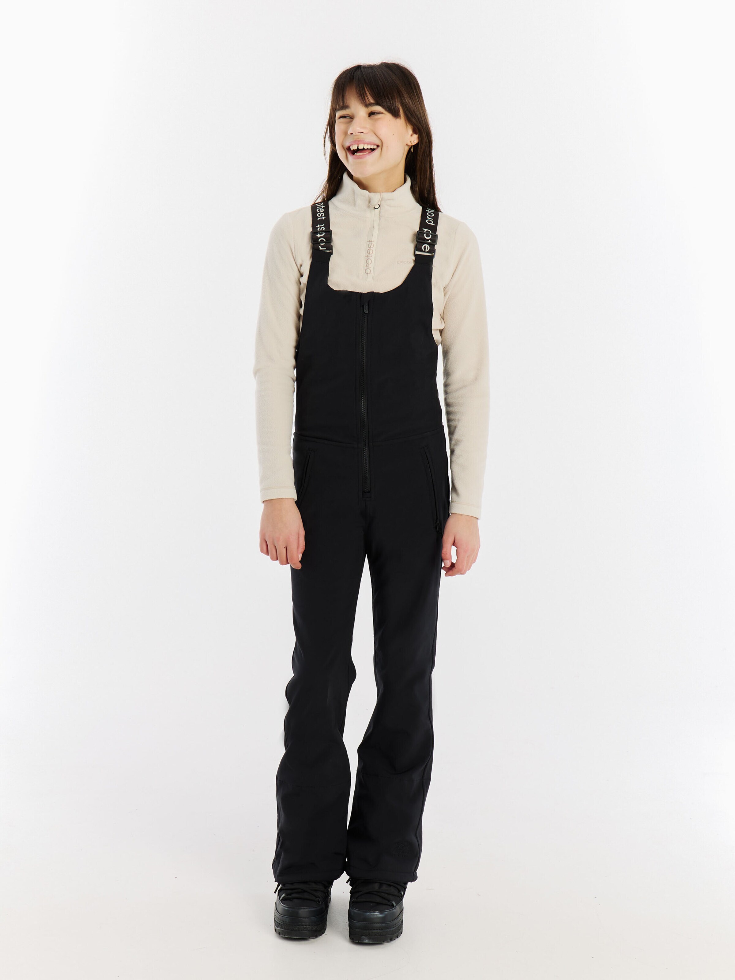 PROTEST Slim fit Sports trousers 'PRTCHAR JR' in Black: front