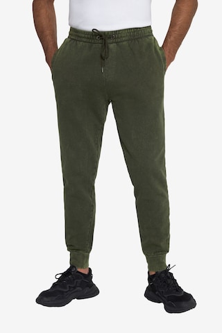 JP1880 Tapered Broek in Groen: voorkant