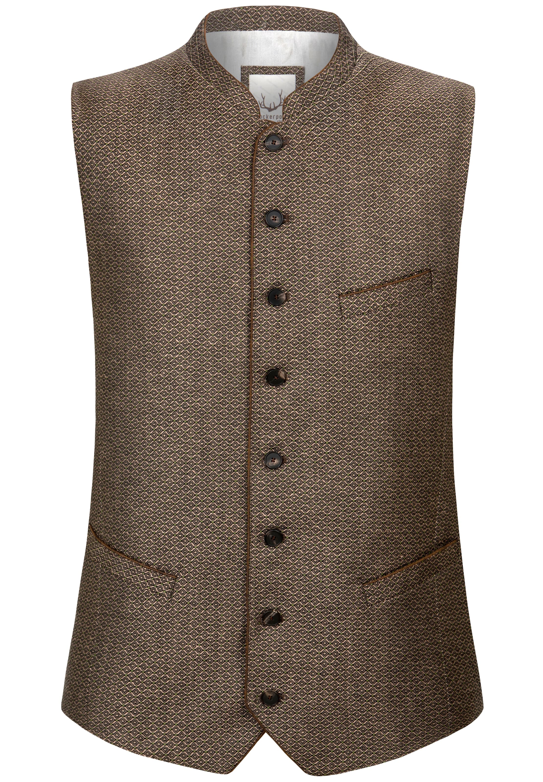 STOCKERPOINT Weste 'Ottavio' in Braun: Vorderseite