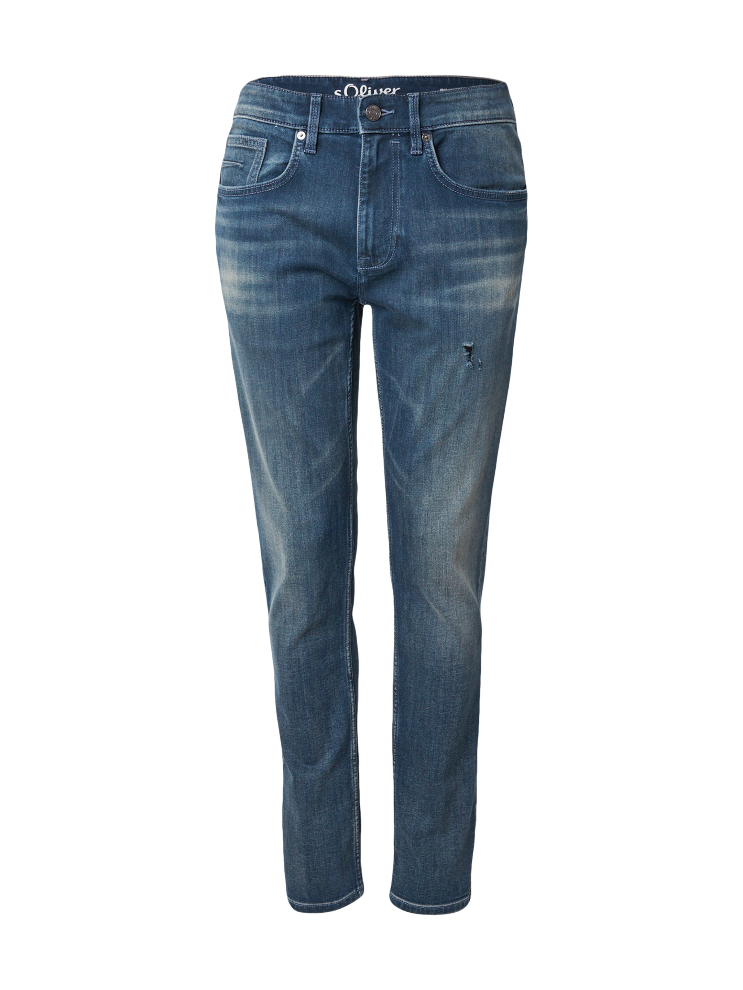 s.Oliver Slimfit Džíny – modrá: přední strana