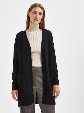 SELECTED FEMME Cardigan 'Lulu' i sort