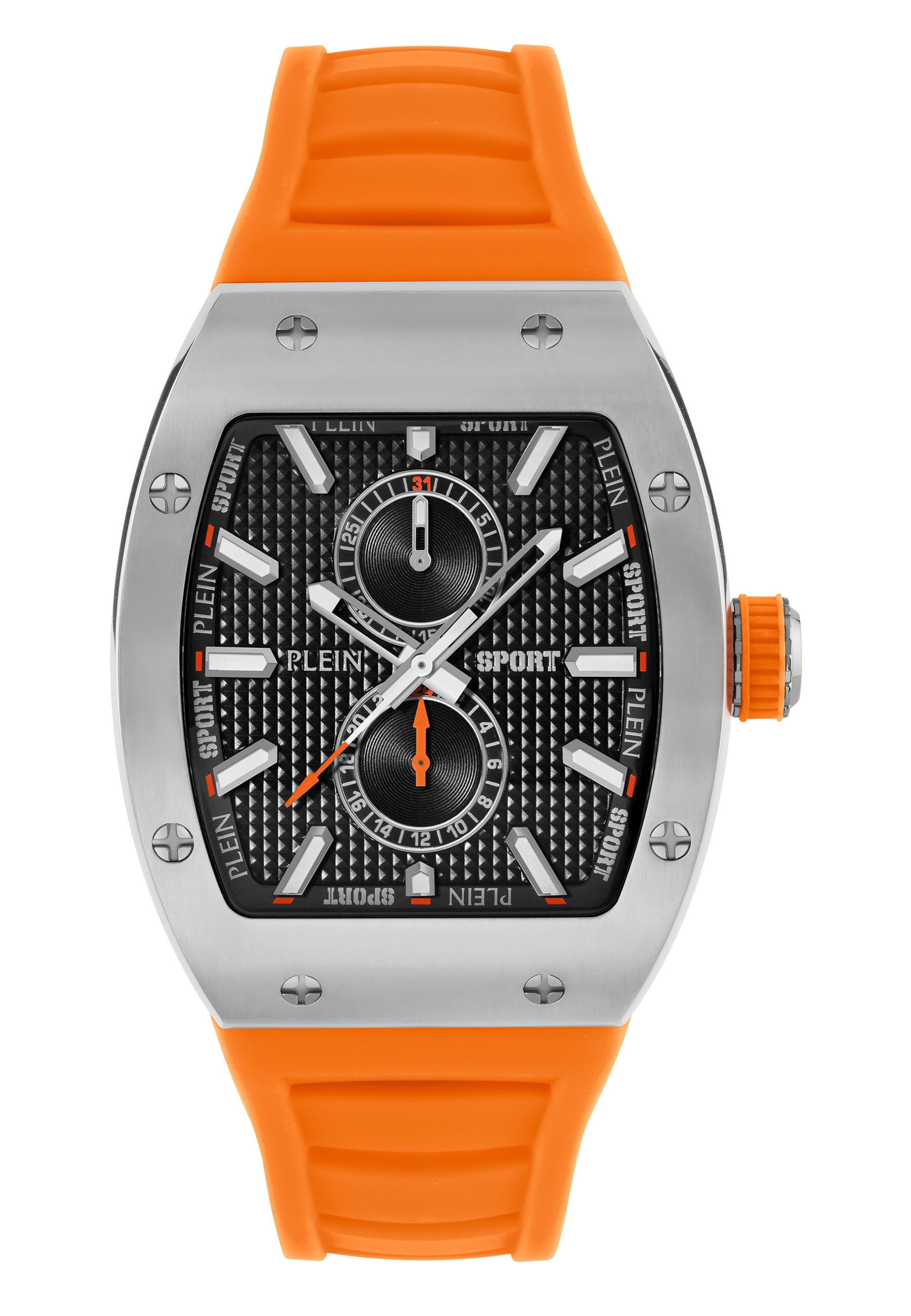 Montre à affichage analogique 'Stormbreaker' Plein Sport en orange : devant