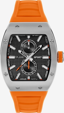 Montre à affichage analogique 'Stormbreaker' Plein Sport en orange : devant