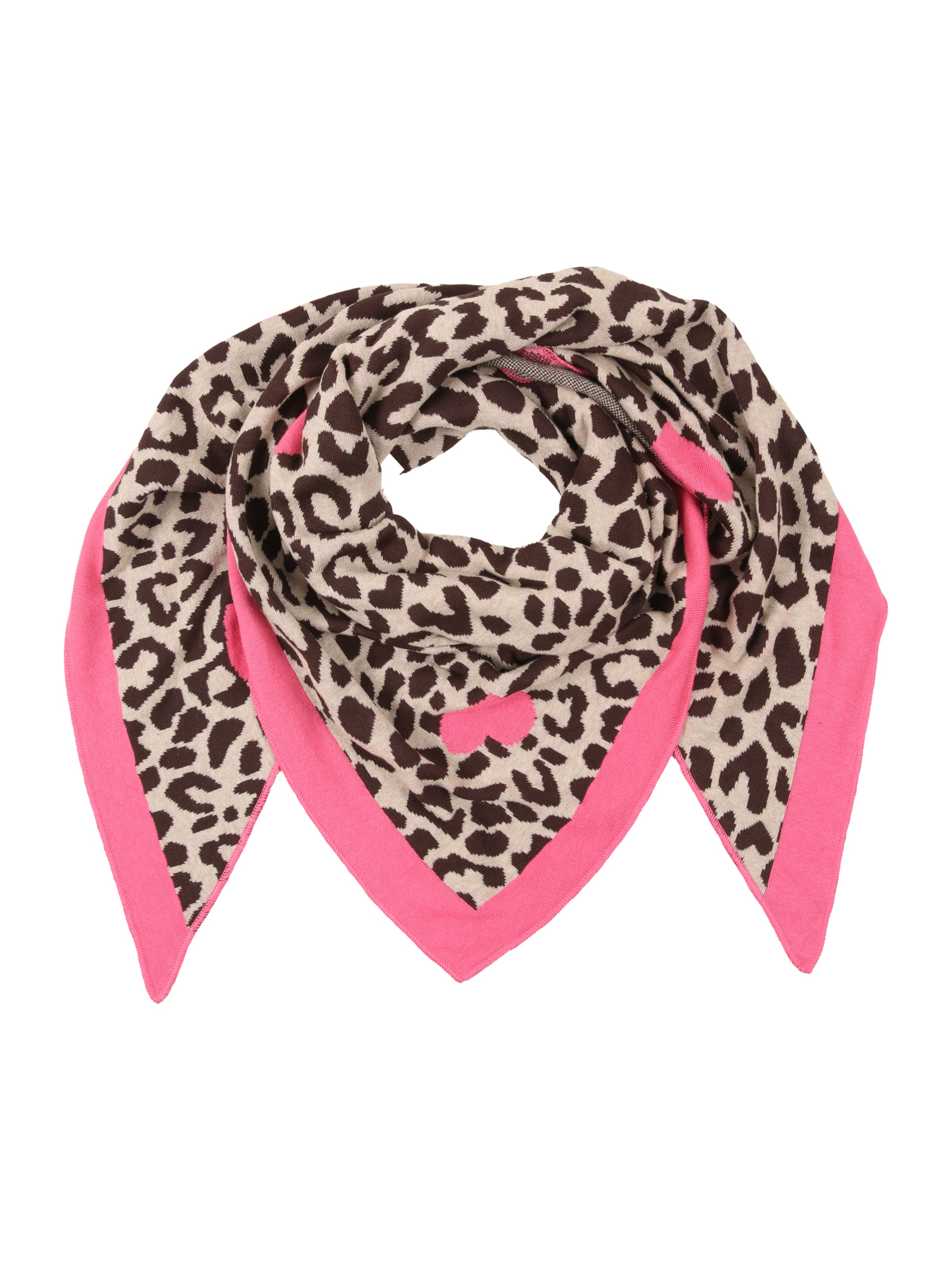 Zwillingsherz Shawl 'Love is Love' in Pink: front