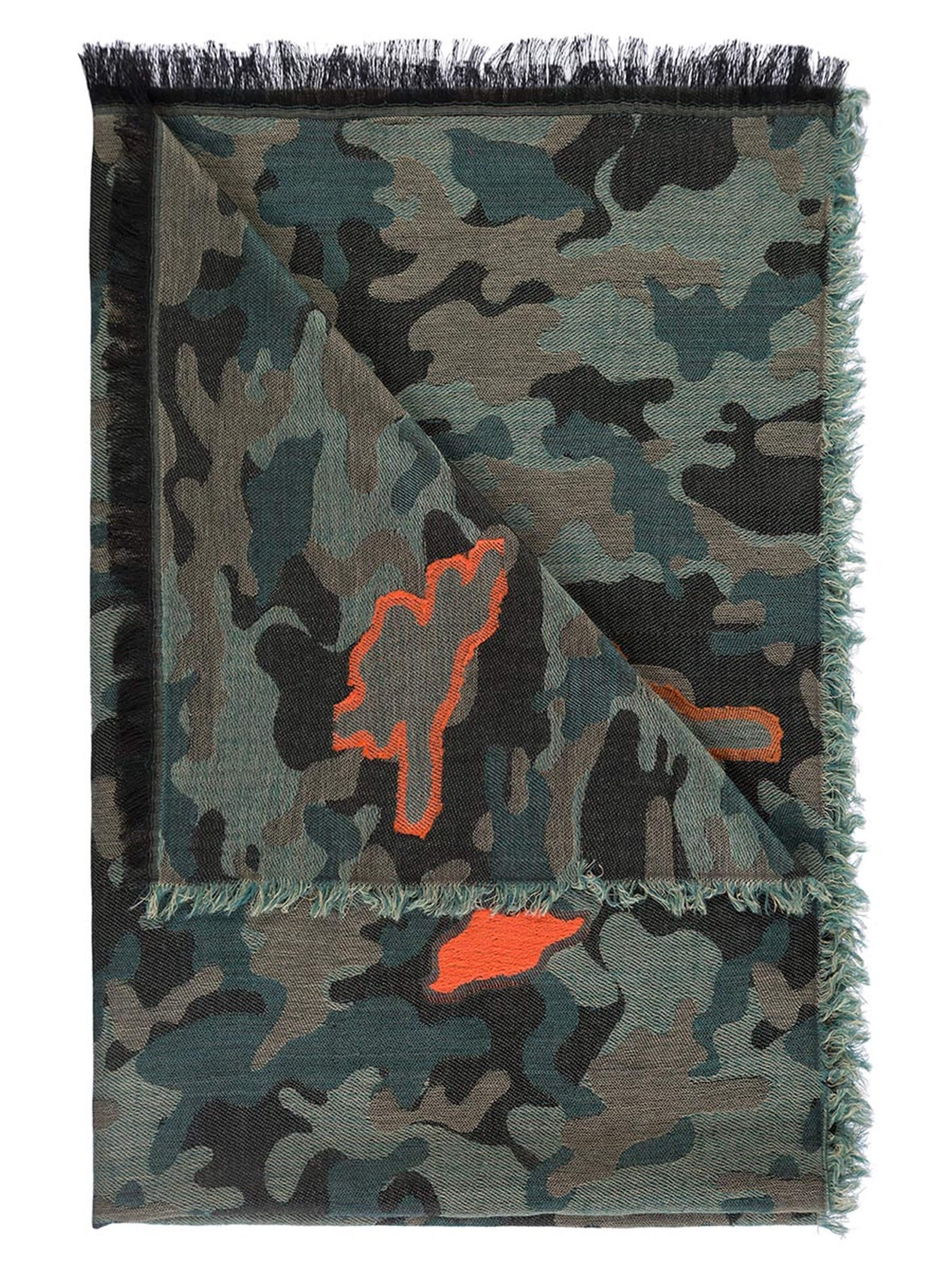 Passigatti Wrap 'Camouflage-Schal' in Green