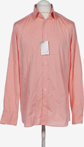 OLYMP Button Up Shirt in XL in Pink: front