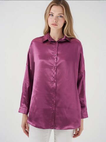 Bigdart - Blusa em roxo: frente