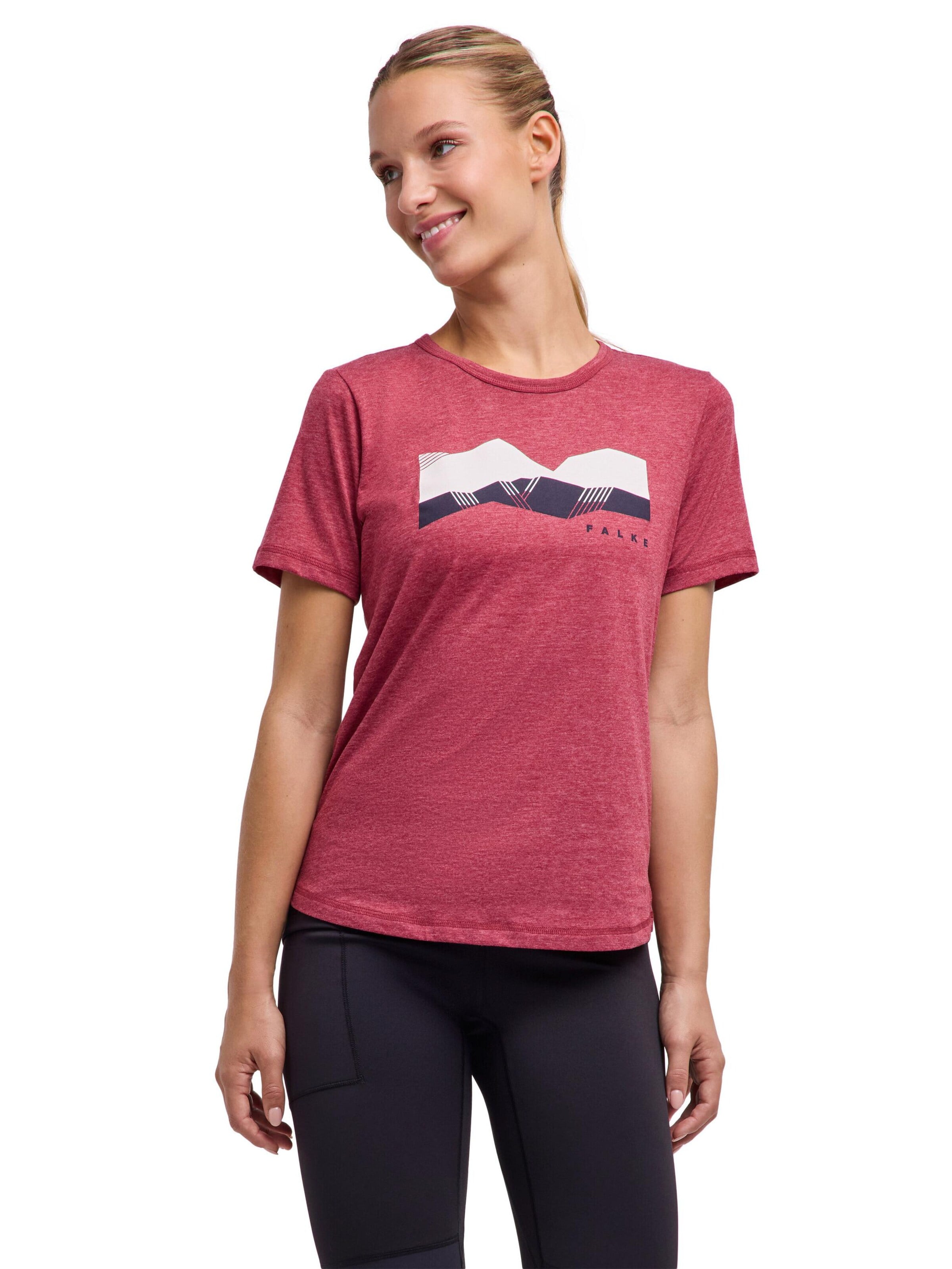 FALKE Funktionsshirt‌‌‌ in Rot: Vorderseite