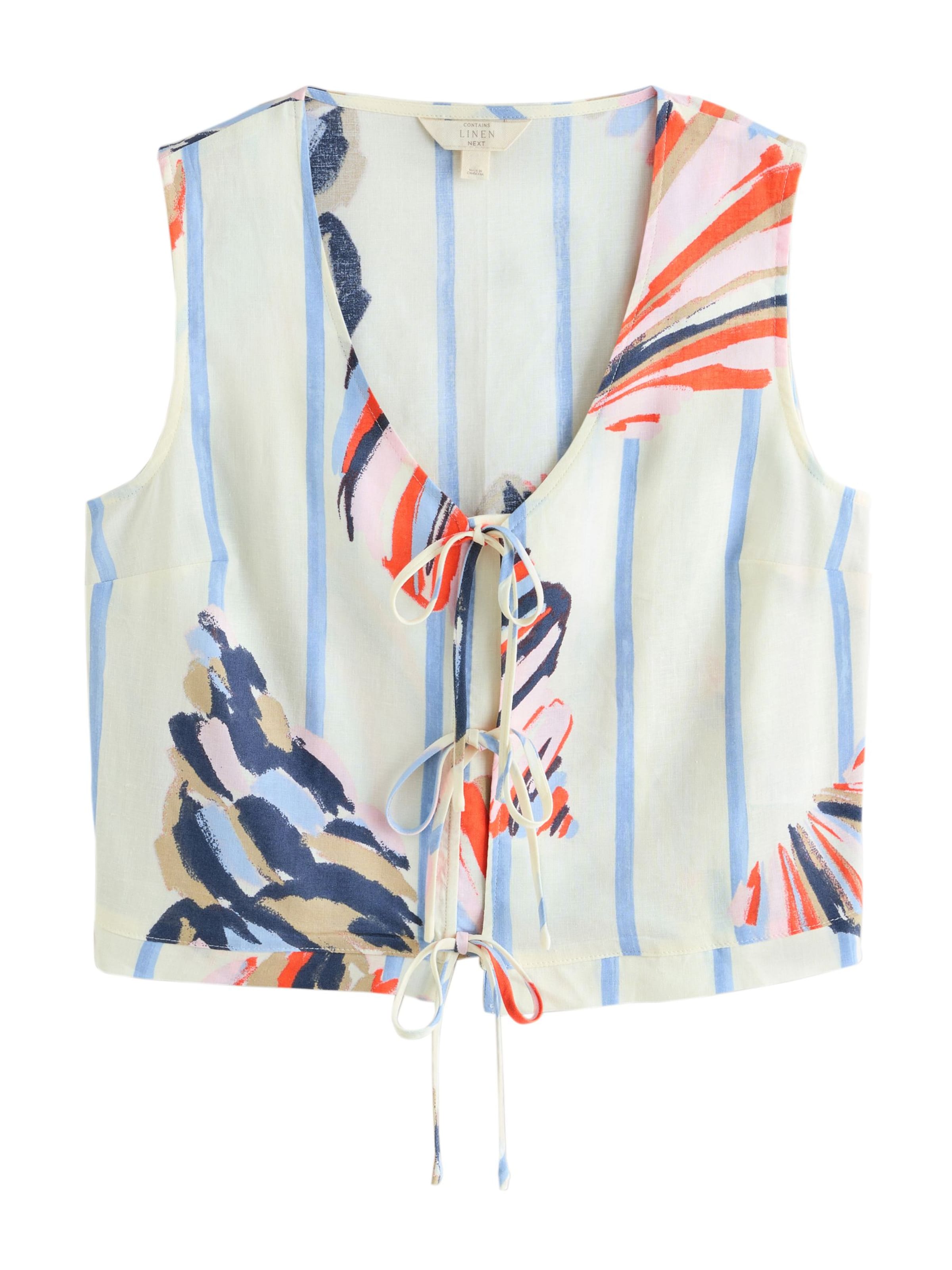 Next Blouse in Beige: voorkant