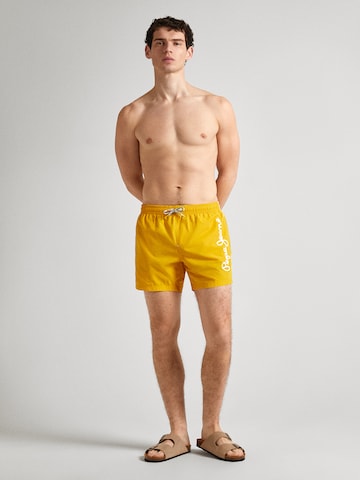 Pepe Jeans Swim Trunks in Yellow