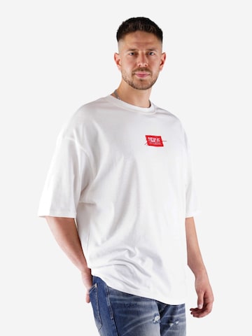 Picaldi Shirt 'Emphasize Oversize' in Weiß