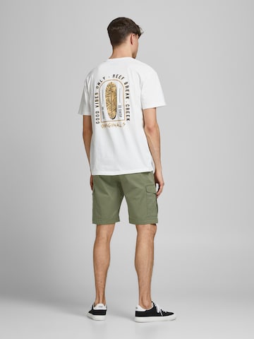 JACK & JONES - Regular Calças cargo 'Joe' em verde