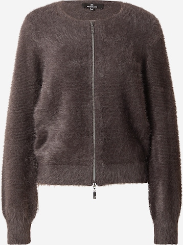 monari Gebreid vest in Bruin: voorkant