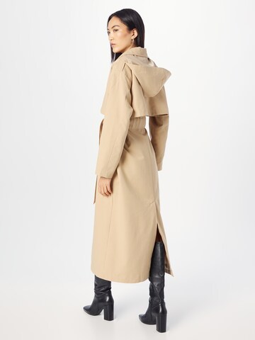 Nasty Gal Between-Seasons Coat in Brown