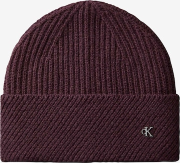 Bonnet Calvin Klein en rouge : devant
