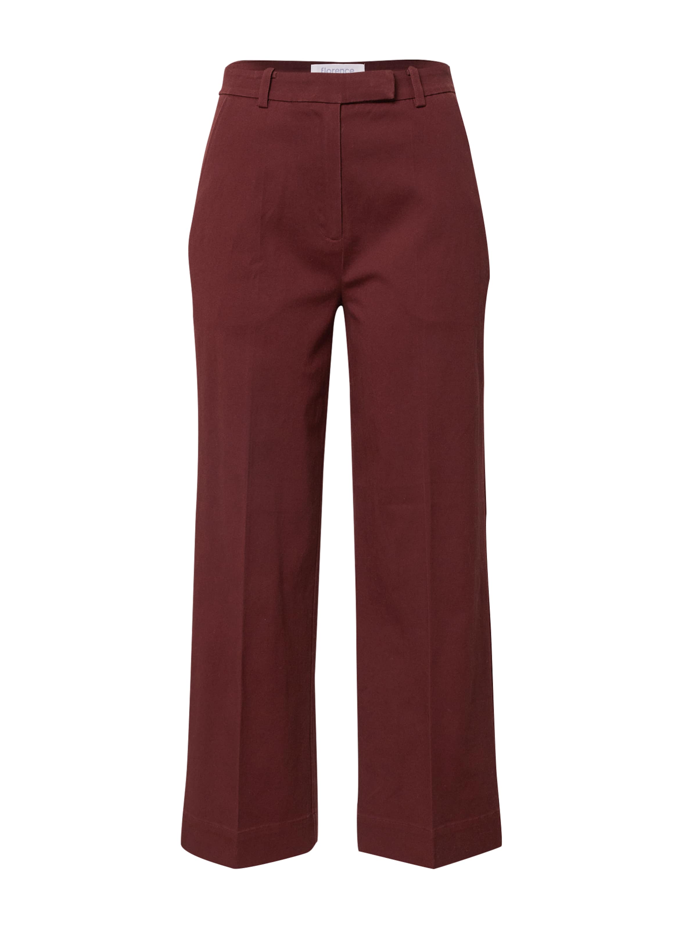 florence by mills exclusive for ABOUT YOU Wide leg Pants 'Mele' in Brown: front