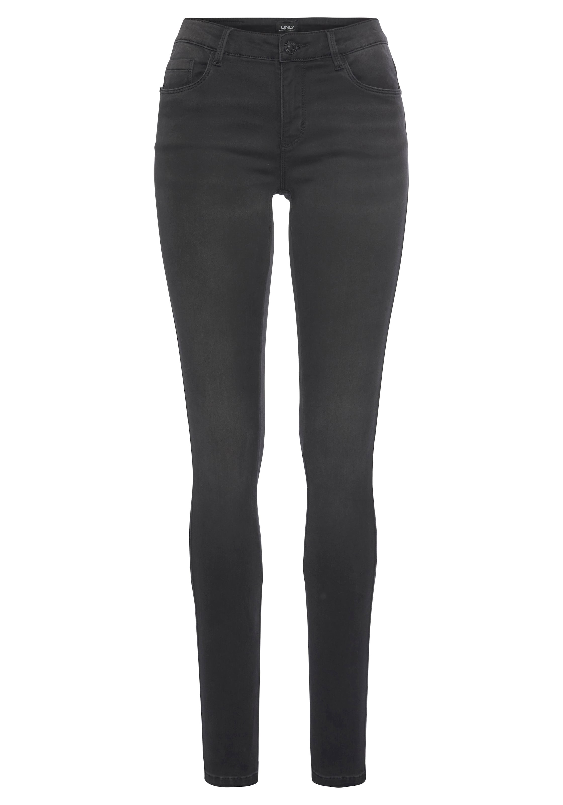 ONLY Slim fit Jeans in Black: front