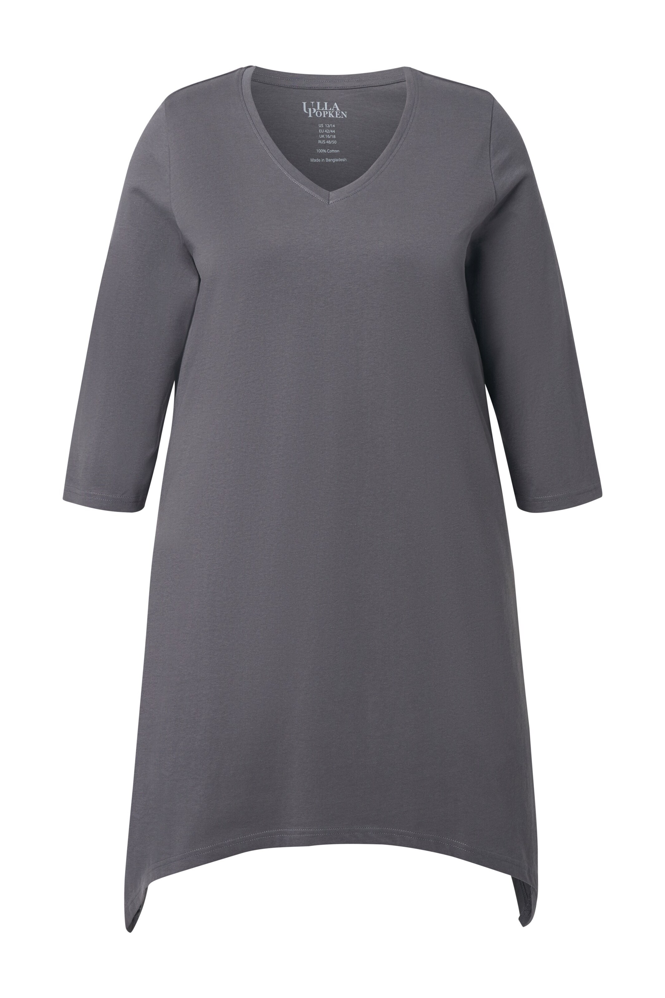 Ulla Popken Shirt in Grey: front