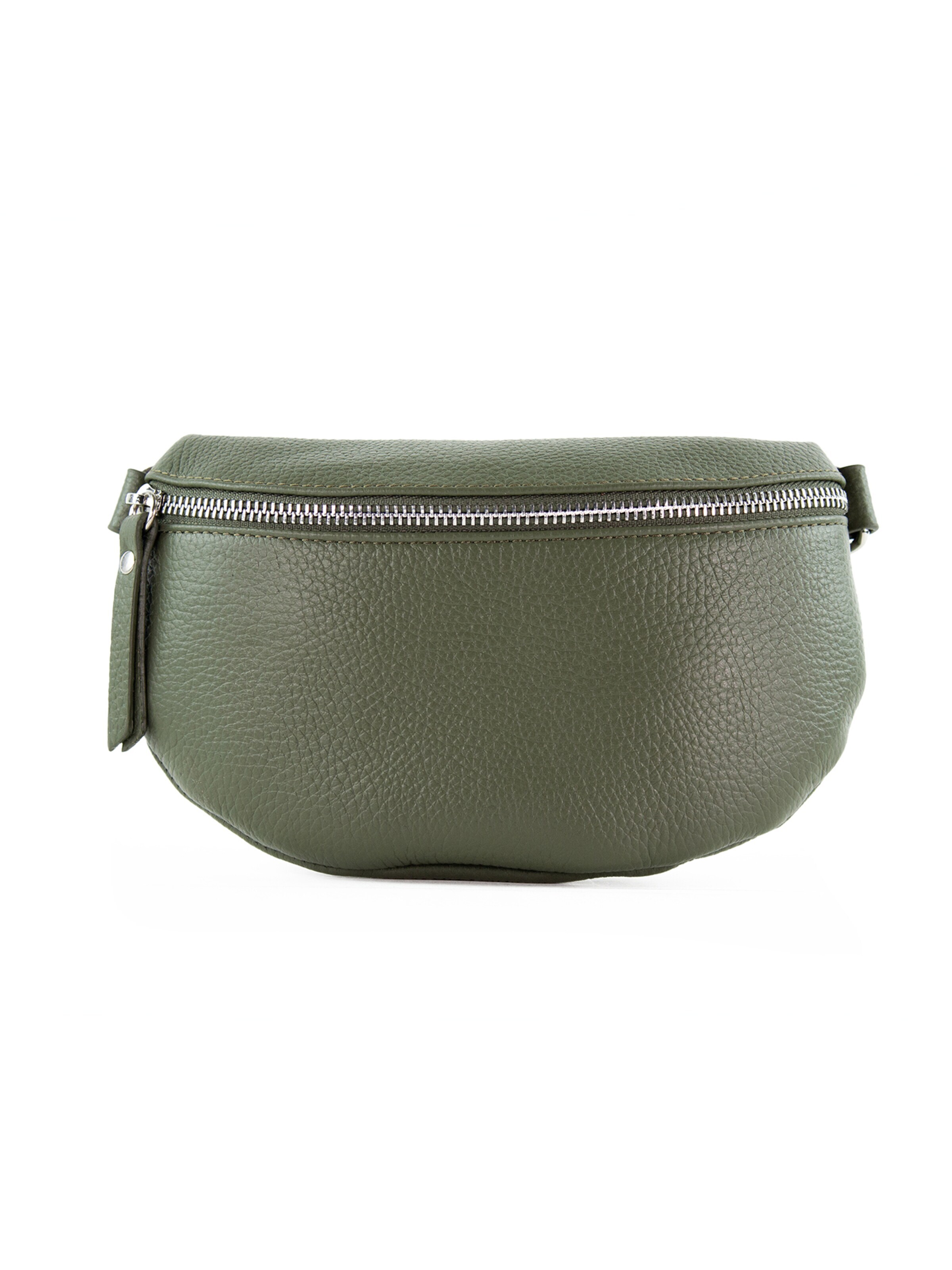 lePelou Gürteltasche 'TONI small'‌‌‌‌ in Grün: Vorderseite