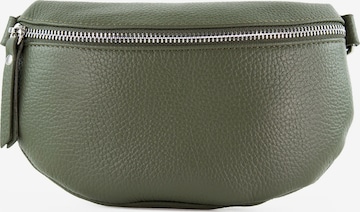 lePelou Gürteltasche 'TONI small' in Grün: Vorderseite