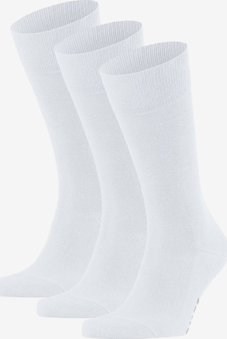 Chaussettes FALKE en blanc : devant